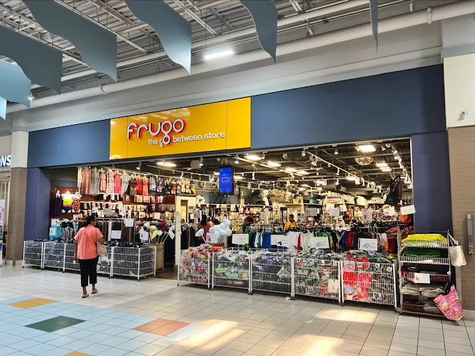 Frugo Stores storefront and retail displays
